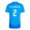 Maillot de Supporter Italie Giovanni Di Lorenzo 2 Domicile Euro 2024 Pour Homme